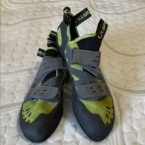La Sportiva | Tarantula | Rock Climbing Shoes |Green & Gray | Frixion | Size 11
